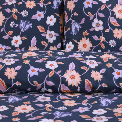 EVERYDAY ESSENTIAL T-144 DUVET COVER SET FLORILA
