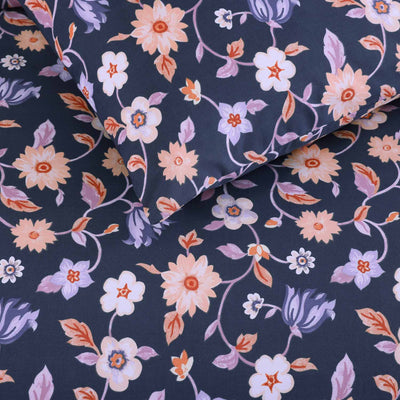 EVERYDAY ESSENTIAL T-144 DUVET COVER SET FLORILA