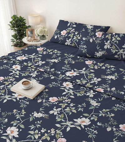 T-144 Easy Care Duvet Cover Set Spring Flower