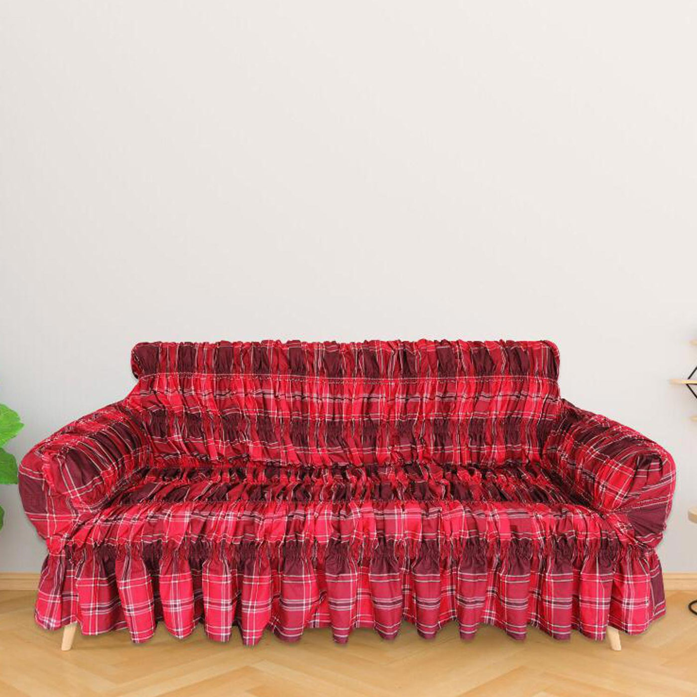 DIGITAL PRINTED SOFA COVERS IMPERIAL BURGANDY