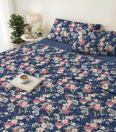 T-144 Easy Care Duvet Cover Set Blooming Lilly