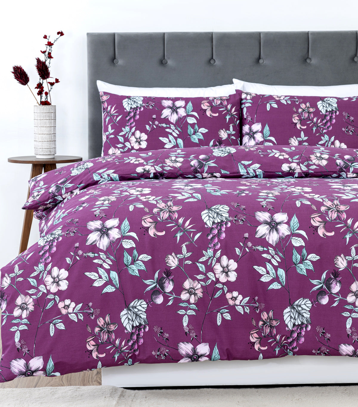 T-144 Easy Care Bed Sheet Set Roseane