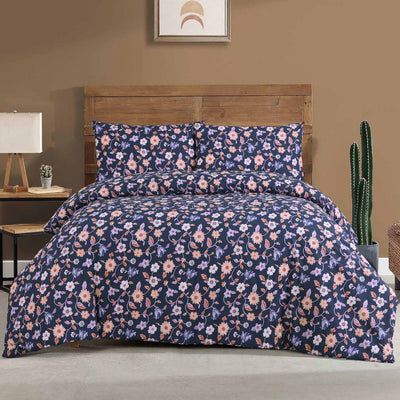 EVERYDAY ESSENTIAL T-144 DUVET COVER SET FLORILA