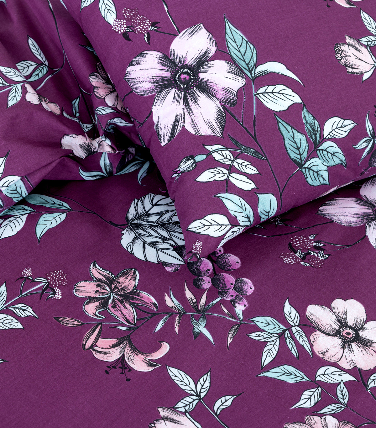 T-144 Easy Care Bed Sheet Set Roseane