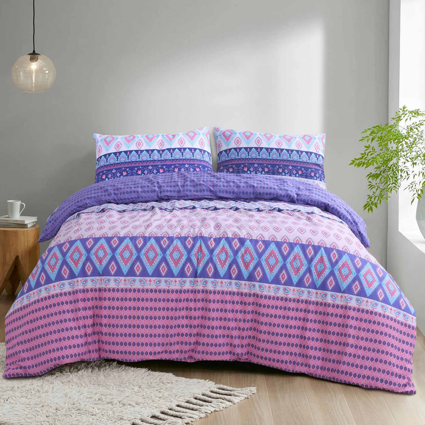 EVERYDAY ESSENTIAL T-144 DUVET COVER SET ETHNOS