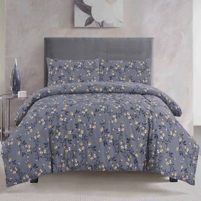 EVERYDAY ESSENTIAL T-144 DUVET COVER SET BOTANICAL FABOULOUS