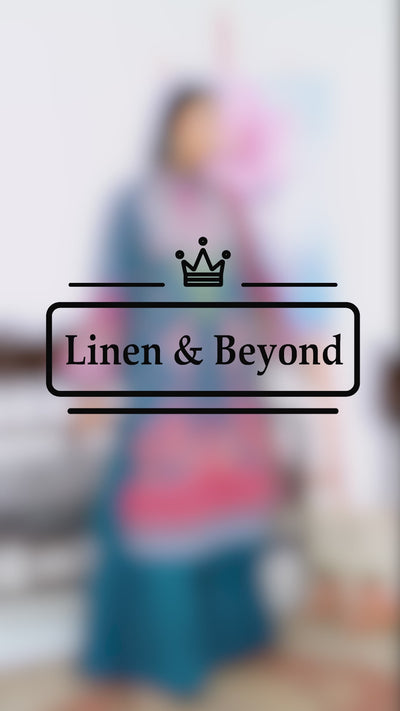 3 Pcs Digital Printed Embroidered Lawn Suit Kashmiri Green