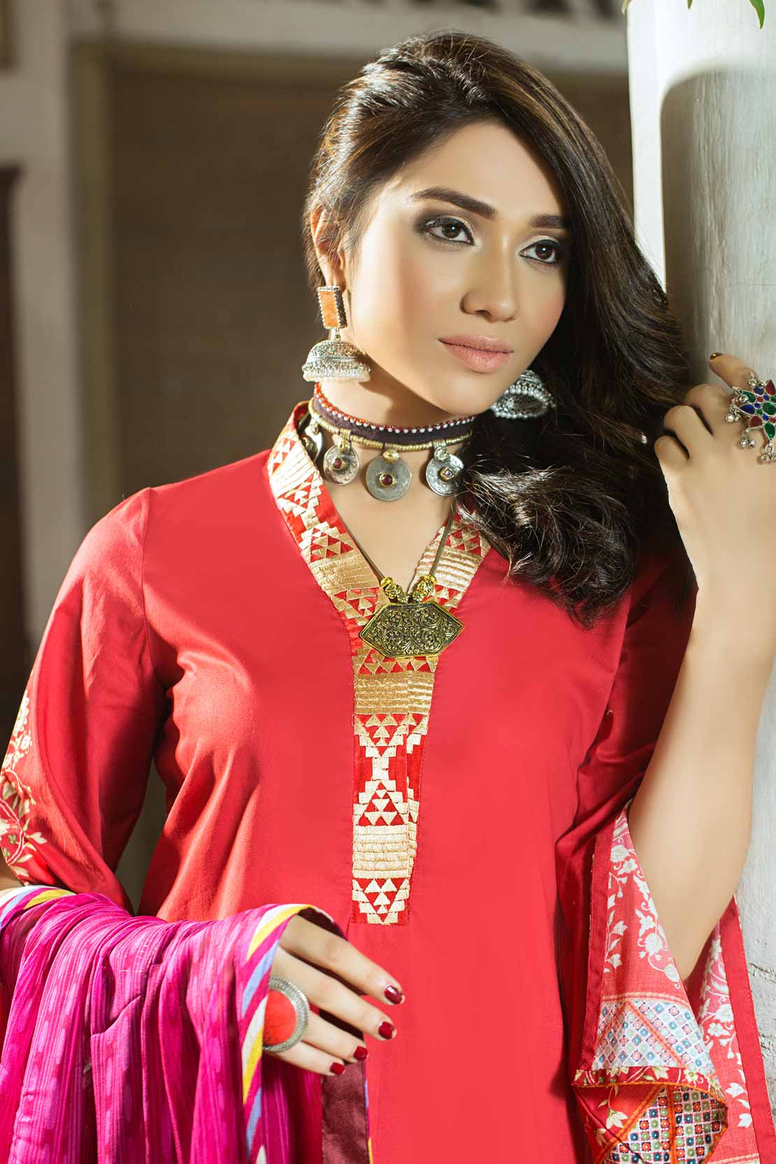 3 PIECE COTTON SUIT ZINAT 101230