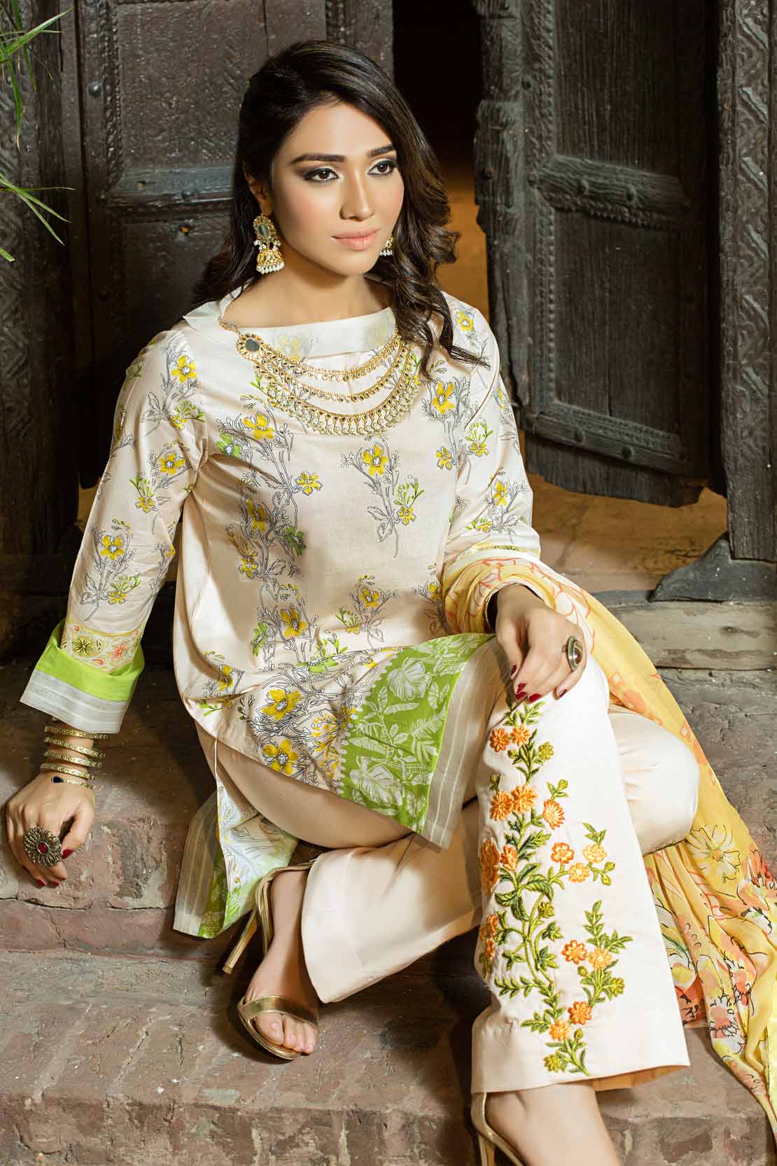 3 PIECE COTTON SUIT NUR UN NISA 101222