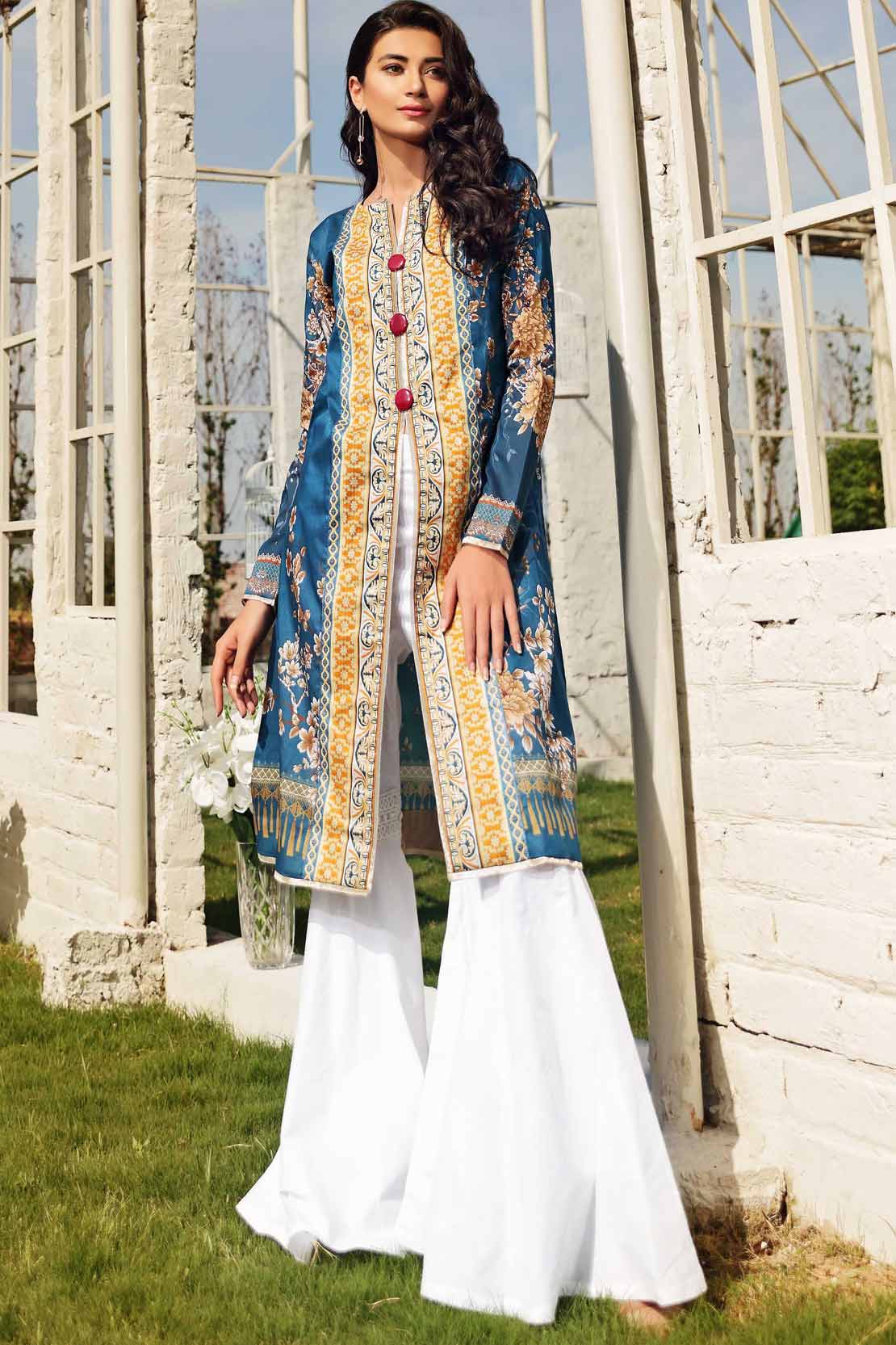 2 PCS DIGITAL PRINTED SUIT ROSE ORIENTALE