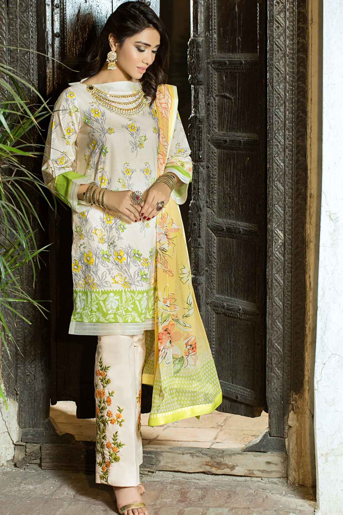 3 PIECE COTTON SUIT NUR UN NISA 101222