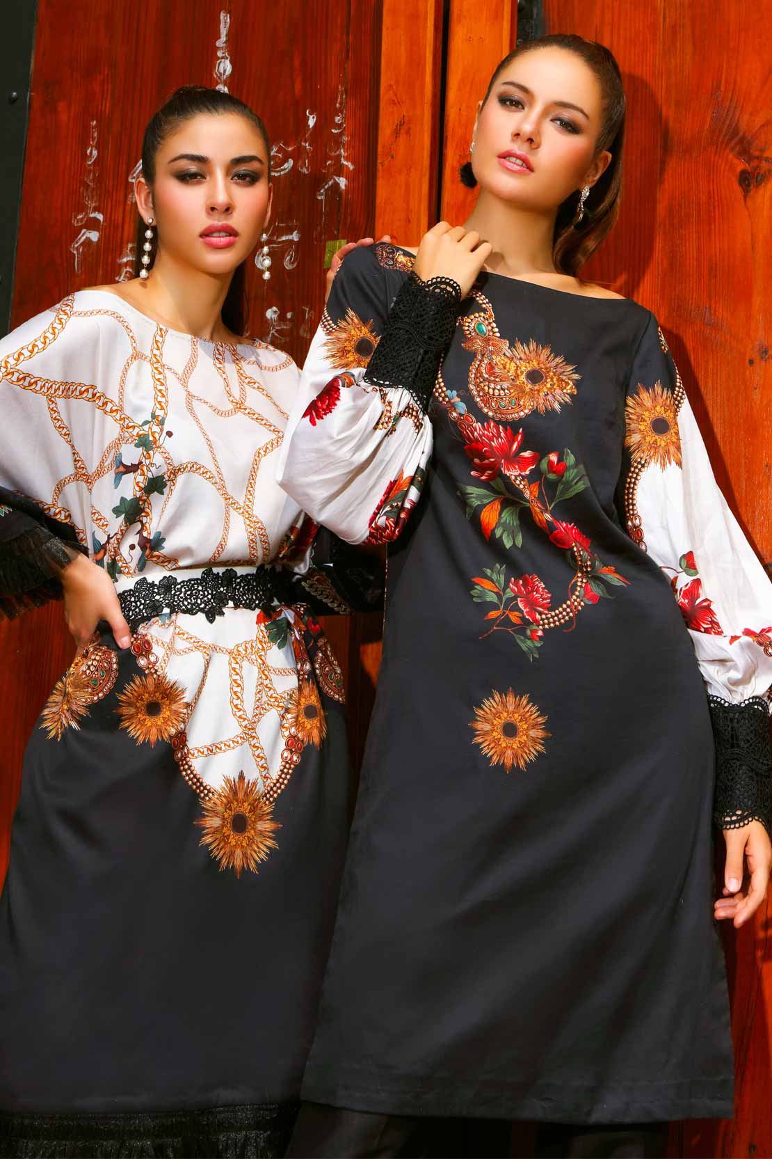 1 PIECE DIGITAL PRINTED SHIRT AYSEL 101044