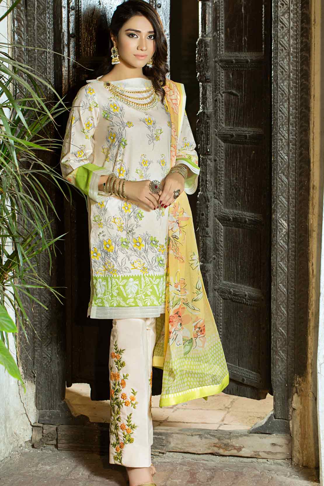 3 PIECE COTTON SUIT NUR UN NISA 101222