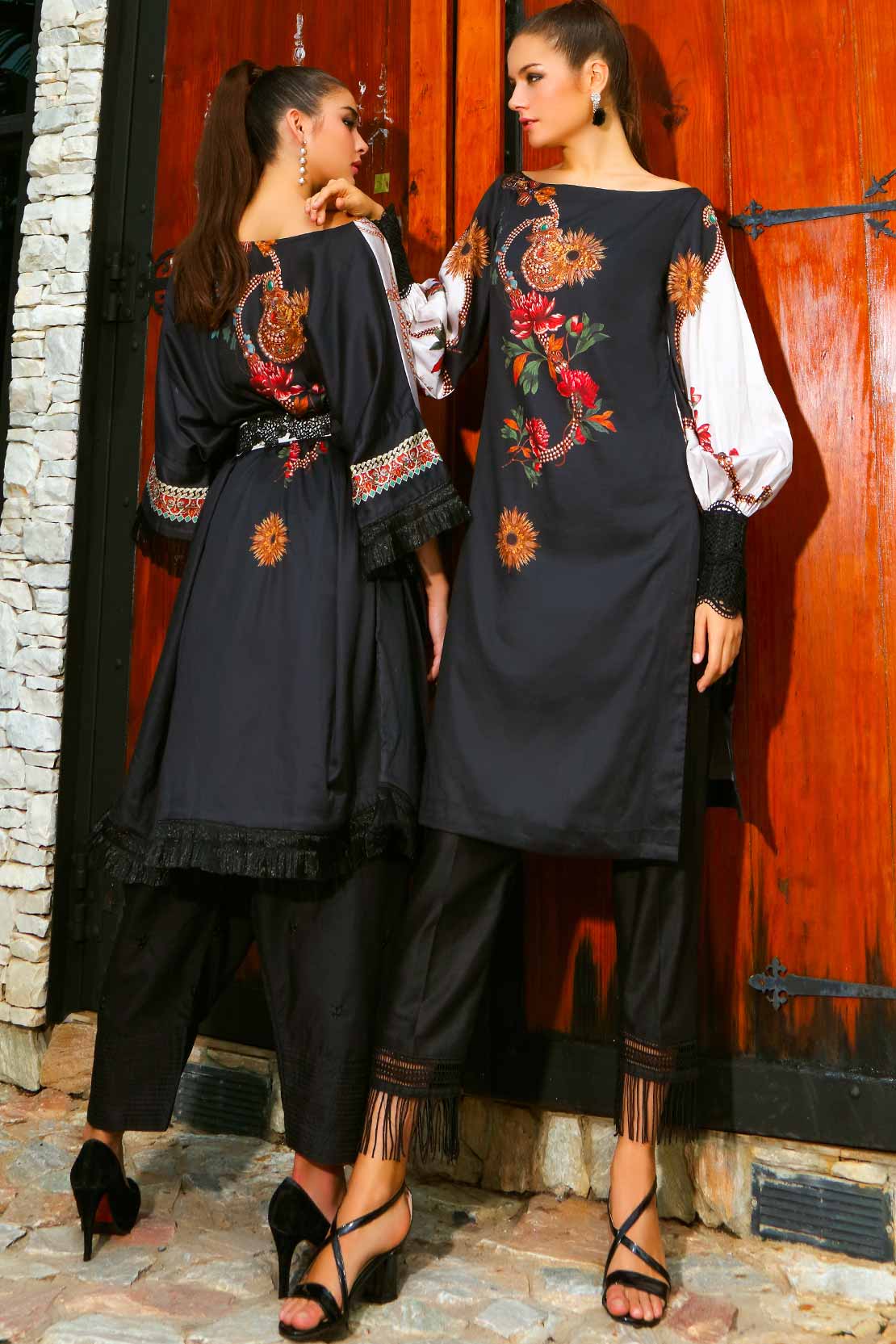 1 PIECE DIGITAL PRINTED SHIRT AYSEL 101044