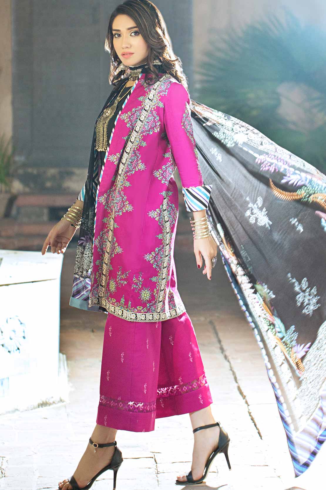3 PIECE COTTON SUIT ANDALEEP 101231