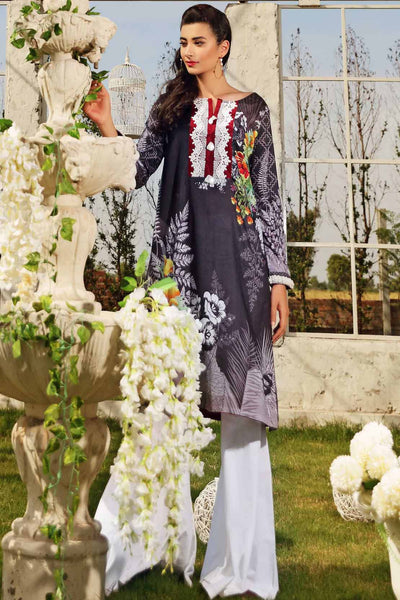 2 PCS DIGITAL PRINTED SUIT FREESIA