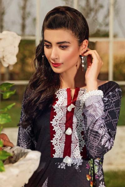 2 PCS DIGITAL PRINTED SUIT FREESIA