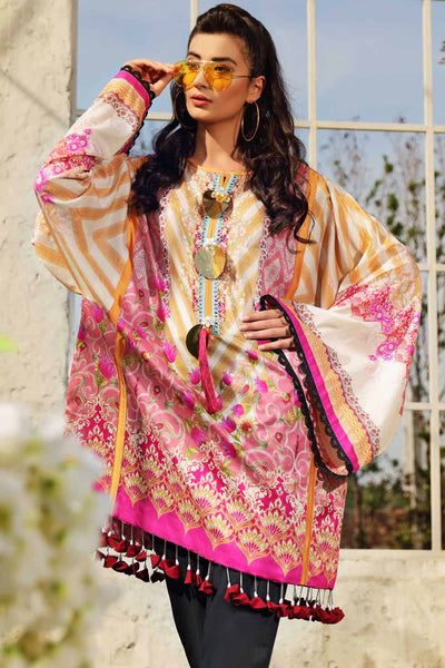 2 PCS DIGITAL PRINTED SUIT ROSE SAUVAGE