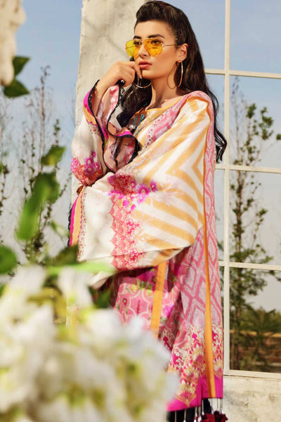 2 PCS DIGITAL PRINTED SUIT ROSE SAUVAGE