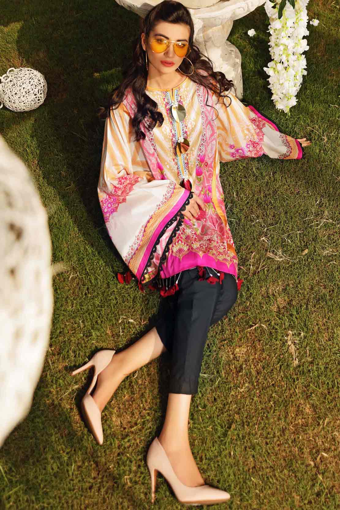 2 PCS DIGITAL PRINTED SUIT ROSE SAUVAGE