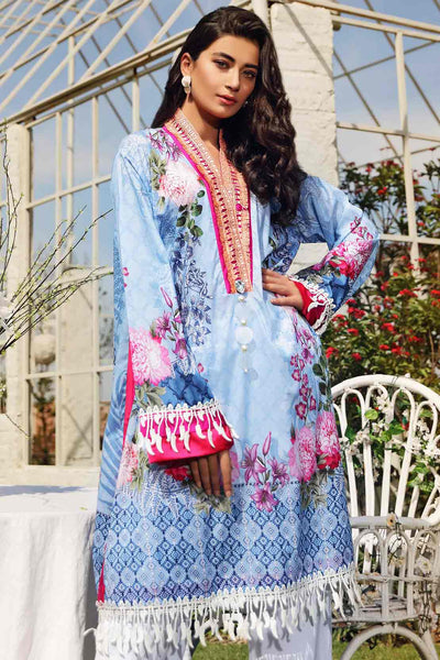 2 PCS DIGITAL PRINTED SUIT ROSE VIOLETTA