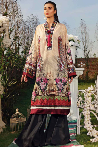2 PCS DIGITAL PRINTED SUIT ROSE JASMIN