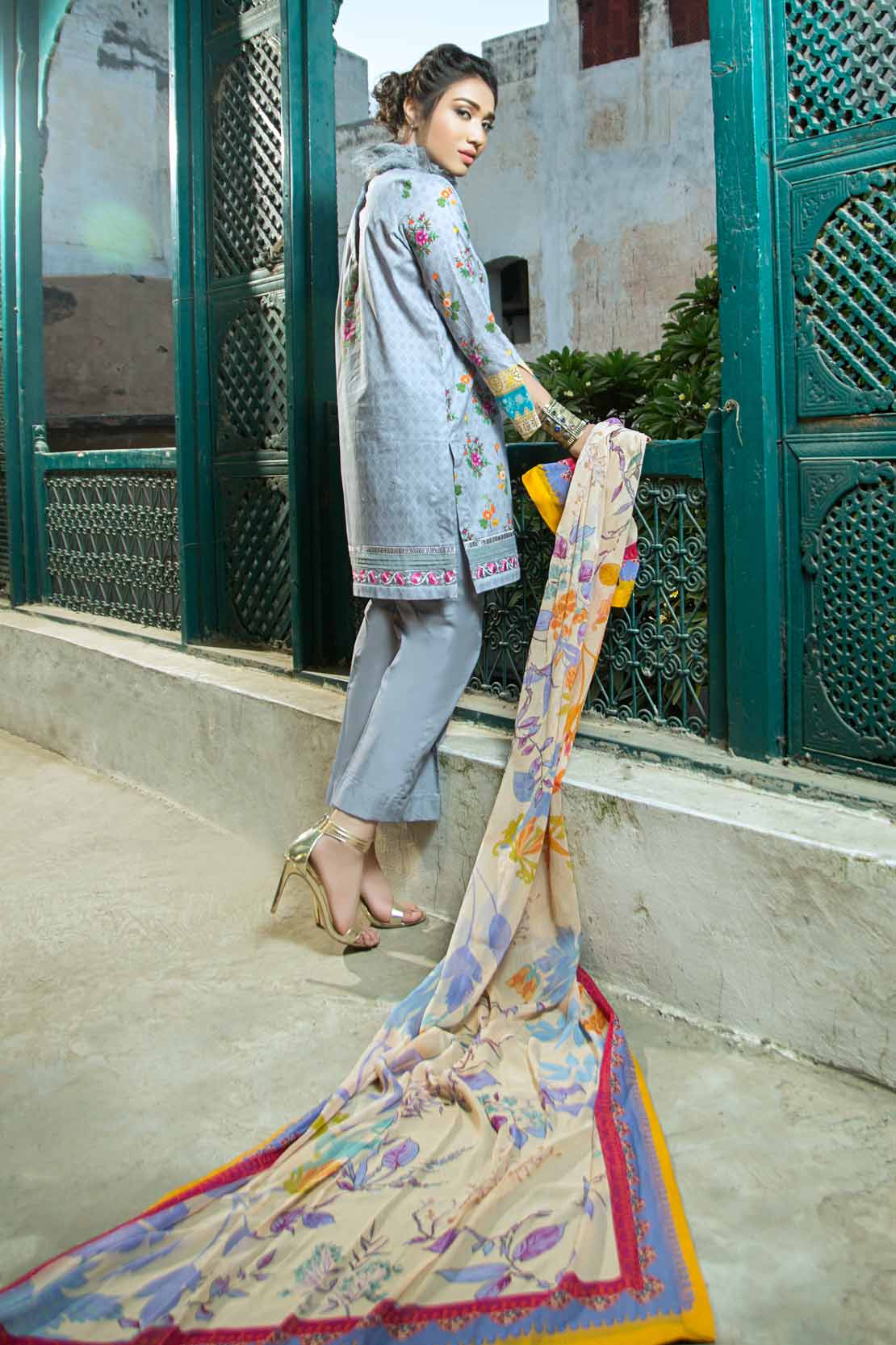 3 PIECE COTTON SUIT RAINA 101228