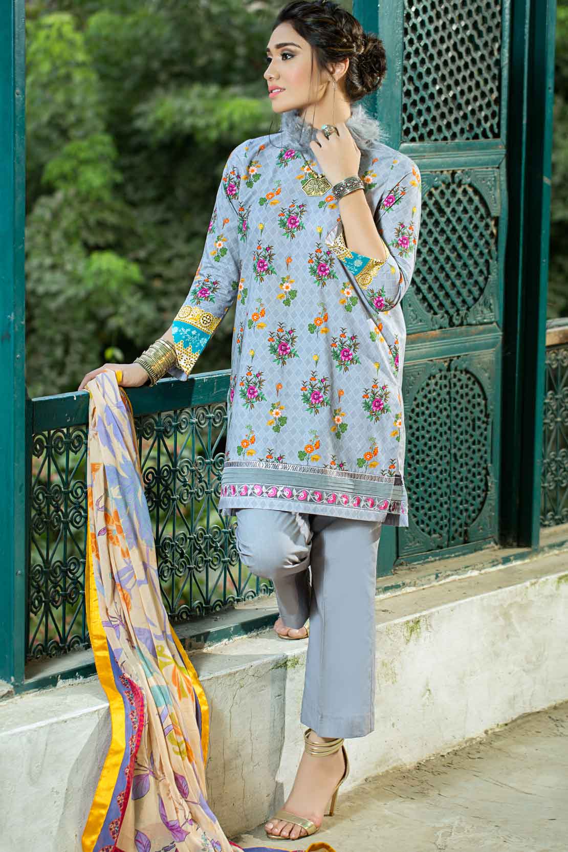 3 PIECE COTTON SUIT RAINA 101228