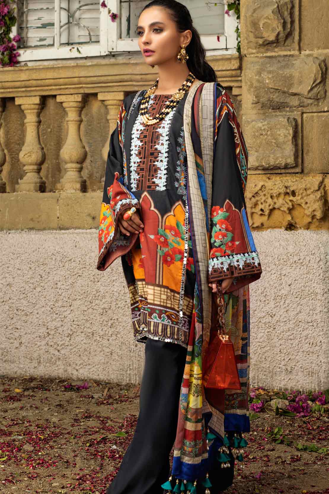 3 PIECE LAWN SUIT NEELAM 101022 D-2