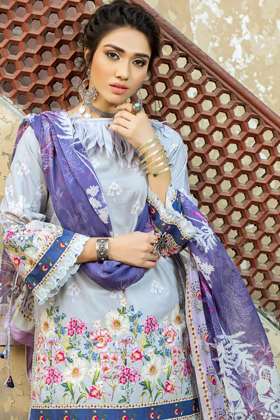 3 PIECE COTTON SUIT DILNAAZ 101225
