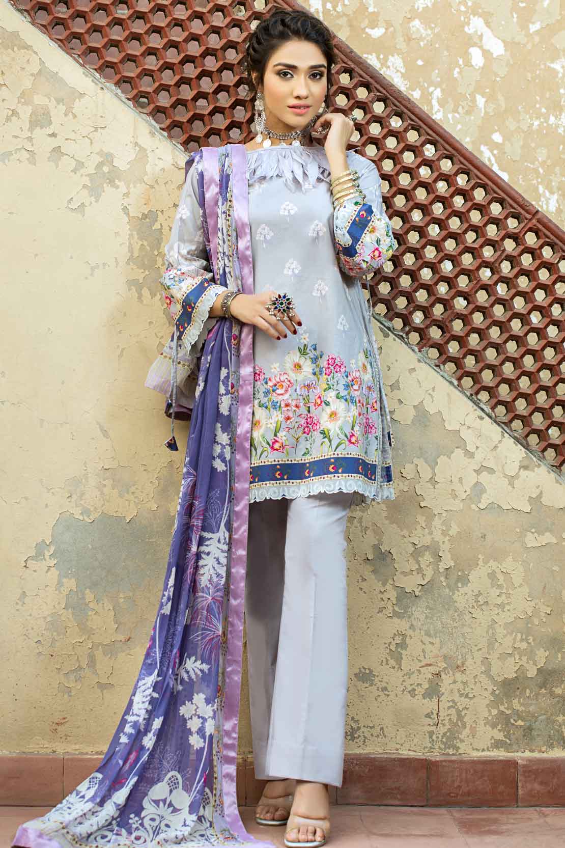 3 PIECE COTTON SUIT DILNAAZ 101225