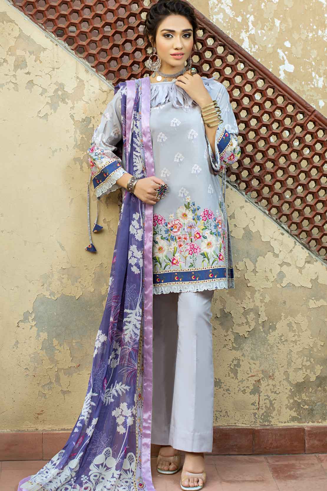 3 PIECE COTTON SUIT DILNAAZ 101225