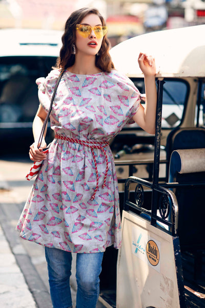 1 PIECE DIGITAL PRINTED LAWN SHIRT VIETNAM PINK 100856
